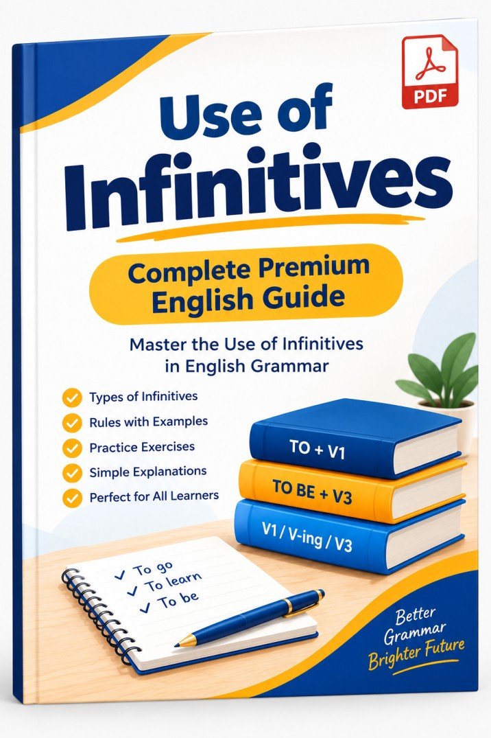 Use of Infinitives Complete Premium English Guide